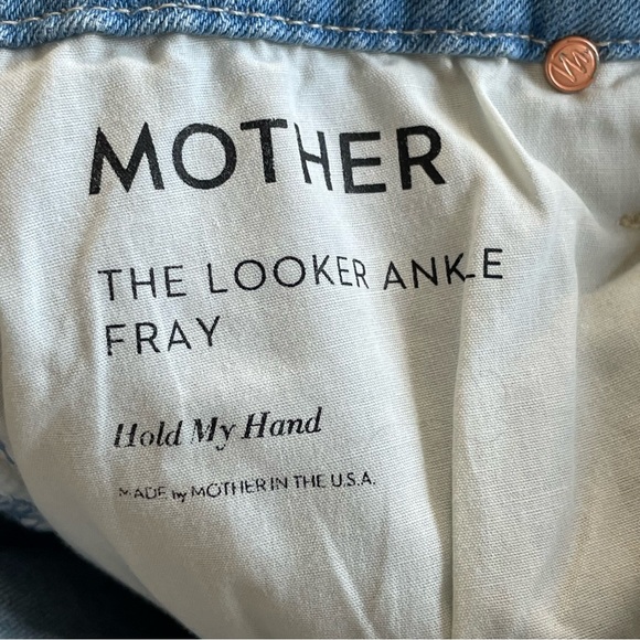 Mother The Looker Ankle Fray in Hold My Hand - Picture 9 of 11